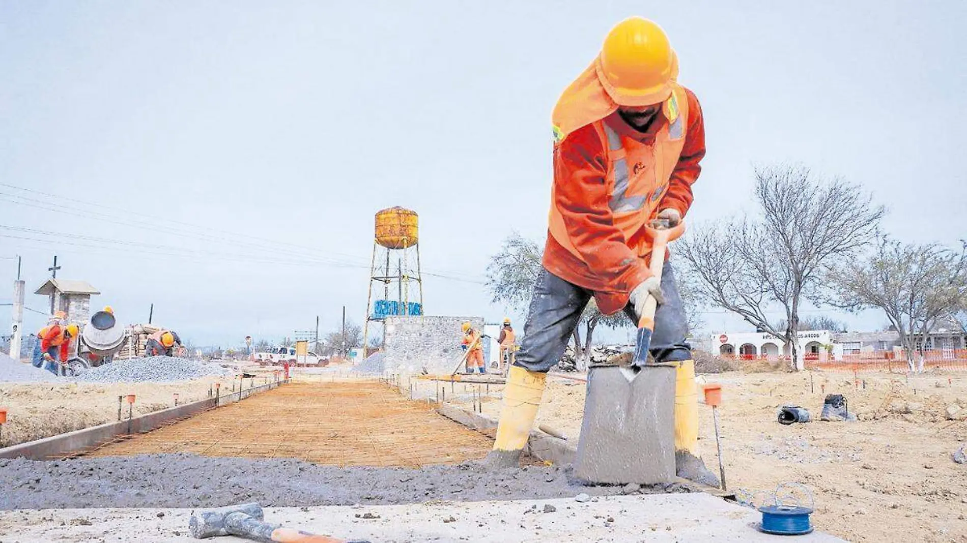 Trabajos de remodelación en San Tiburcio